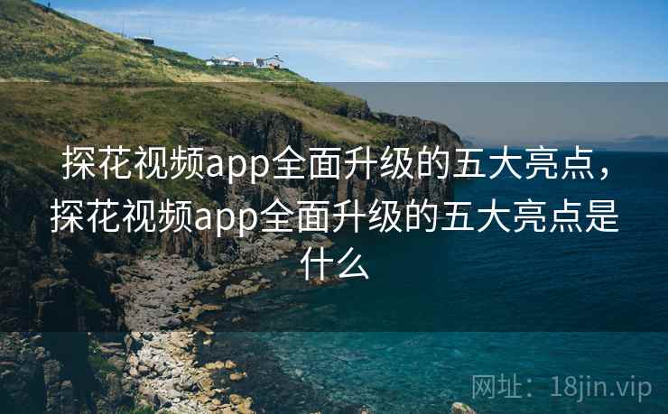探花视频app全面升级的五大亮点，探花视频app全面升级的五大亮点是什么  第2张