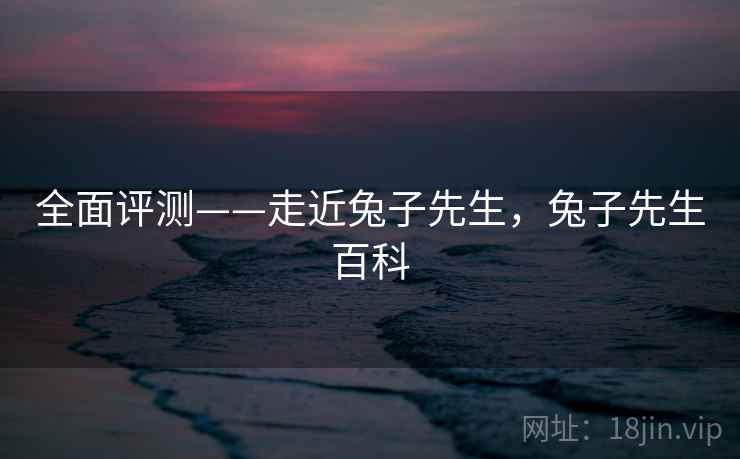 全面评测——走近兔子先生,兔子先生百科 第2张 全面评测——走近兔子先生,兔子先生百科 第2张